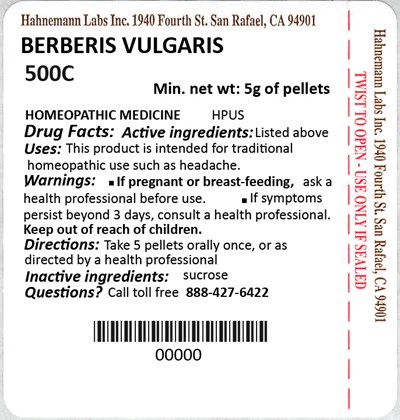 Berberis Vulgaris 500c 5g (Berberis Vulgaris 500c 5g)